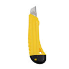 Cuchillo para uso general del tornillo del bolsillo plástico de la cerradura, cortador retractable de la caja de 0.6m m